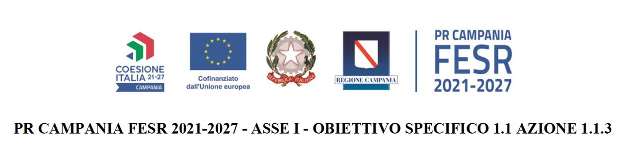PR CAMPANIA FESR 2021-2027 - ASSE I - OBIETTIVO SPECIFICO 1.1 AZIONE 1.1.3
